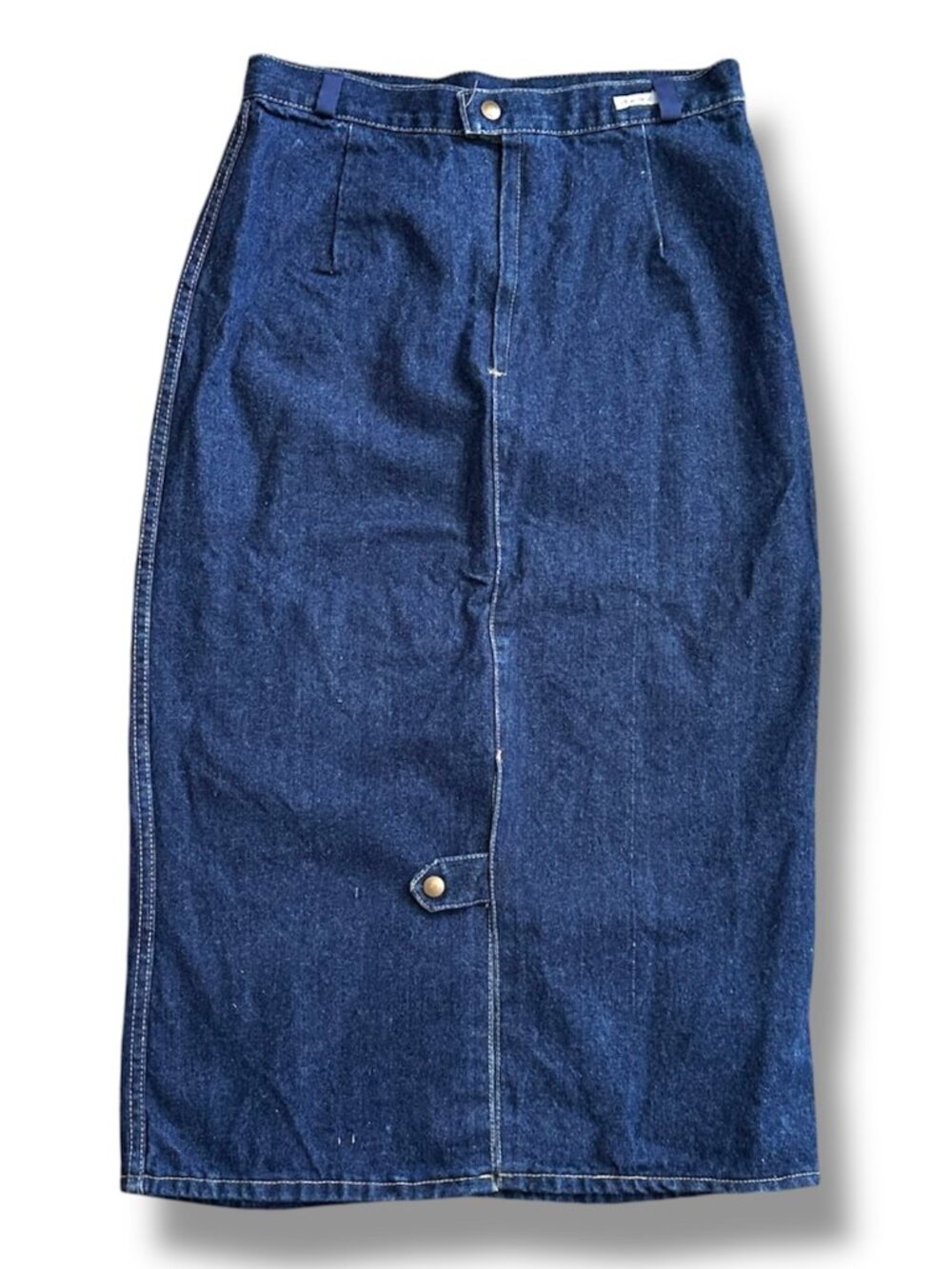 Vintage 80s/90s New Breed Dark Wash Denim Maxi Skirt Women's Size Medium Prairie